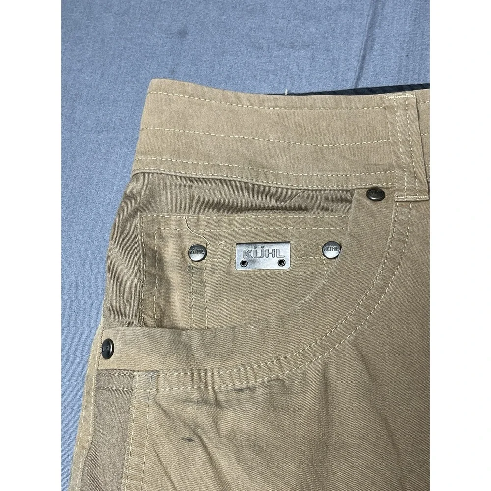 KÜHL Patent Pending Hiking Shorts Mens 38 Beige Comfort Outdoor